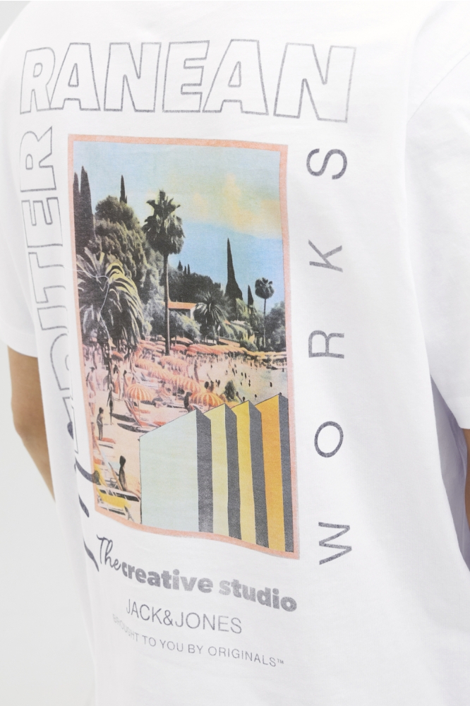 JORALMERIA WORLD TEE SS CREW NECK 12276785 BRIGHT WHITE